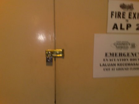 Locked Emergency Door