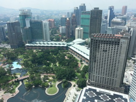 KLCC Park from Twin Towers