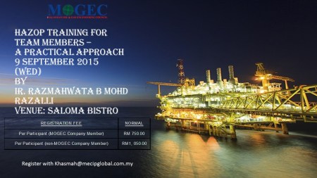 HAZOP Training flyer